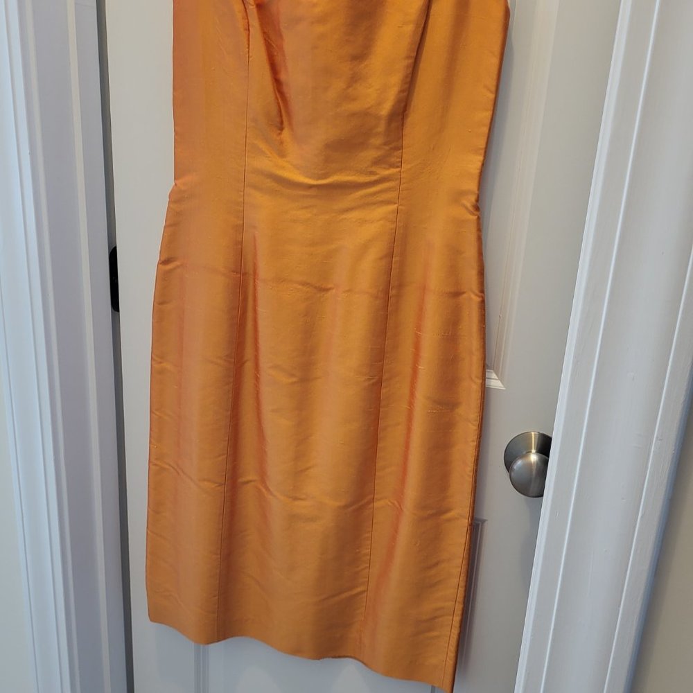 Ann Taylor Orange Dress - Picture 2 of 2